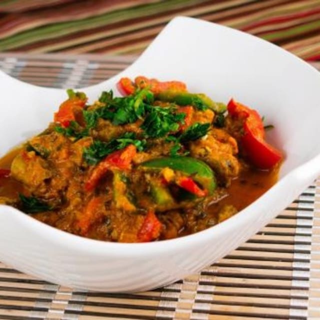 Lamb Jalfrezi.