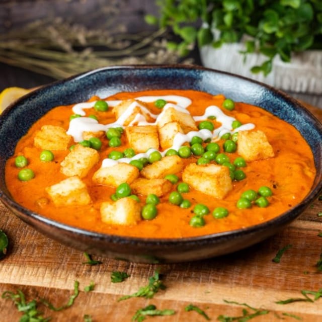 Mattar Paneer.